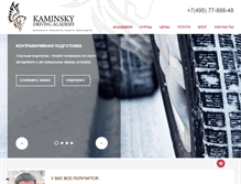 Tablet Screenshot of kaminsky.su